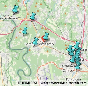 Mappa Via C. Garzonio, 21019 Somma Lombardo VA, Italia (5.318)