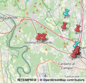 Mappa Via C. Garzonio, 21019 Somma Lombardo VA, Italia (4.98364)