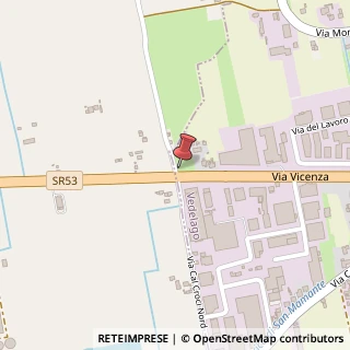 Mappa Via Vicenza, 50, 31050 Vedelago, Treviso (Veneto)