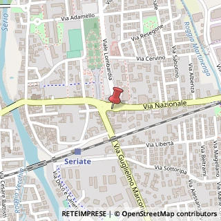 Mappa Via Nazionale, 14/16, 24068 Seriate, Bergamo (Lombardia)