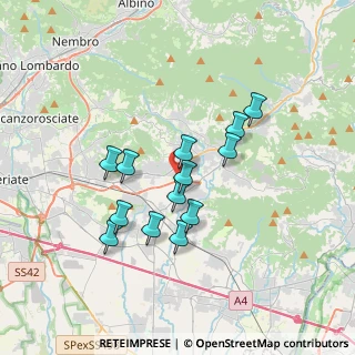 Mappa Via Galileo Galilei, 24069 Trescore Balneario BG, Italia (2.92769)