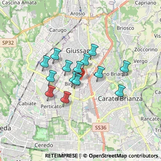 Mappa Via Papa Giovanni XXIII, 20833 Giussano MB, Italia (1.33643)