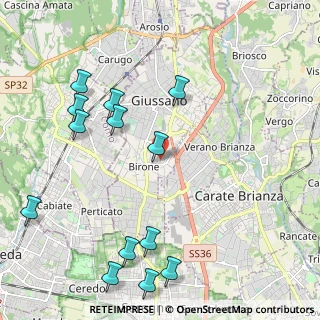 Mappa Via Papa Giovanni XXIII, 20833 Giussano MB, Italia (2.55462)