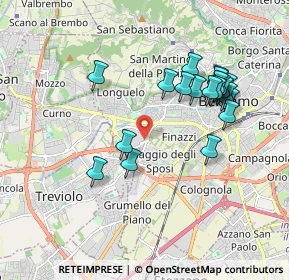 Mappa Via Martin Luther King, 24127 Bergamo BG, Italia (1.8295)
