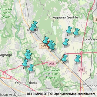 Mappa Via Cesare Cantù, 22070 Carbonate CO, Italia (3.66357)