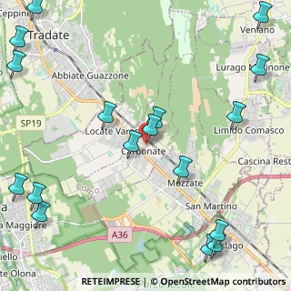 Mappa Via Cesare Cantù, 22070 Carbonate CO, Italia (3.08471)