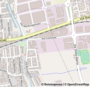 Mappa Via Comonte, 24068 Seriate BG, Italia (0.19231)