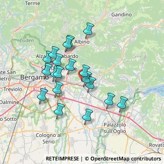 Mappa Via Moro Aldo, 24060 San Paolo D'argon BG, Italia (6.57211)