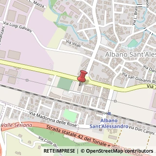 Mappa Via Lega Lombarda, 12, 24061 Albano Sant'Alessandro, Bergamo (Lombardia)