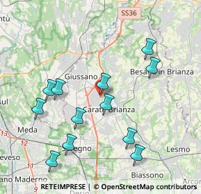 Mappa Via Roma, 20843 Verano Brianza MB, Italia (4.08833)