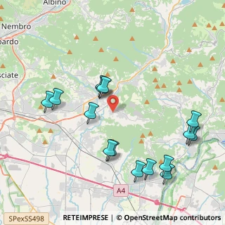 Mappa Via San Lorenzo, 24060 Zandobbio BG, Italia (4.44867)