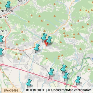 Mappa Via San Lorenzo, 24060 Zandobbio BG, Italia (6.13727)