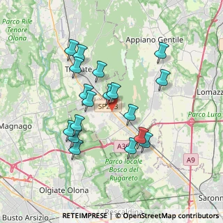 Mappa SP 233, 22070 Carbonate CO, Italia (3.32833)