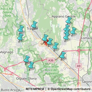Mappa SP 233, 22070 Carbonate CO, Italia (3.85786)