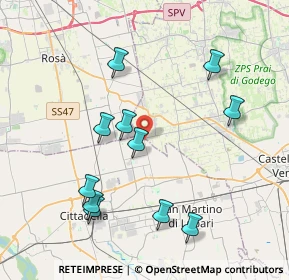 Mappa Via Sega, 35018 San Martino di Lupari PD, Italia (4.03)