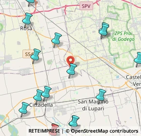 Mappa Via Sega, 35018 San Martino di Lupari PD, Italia (6.304)