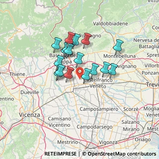 Mappa Via Sega, 35018 San Martino di Lupari PD, Italia (10.57588)