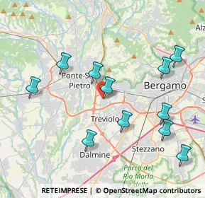 Mappa Via Mahatma Karamchand Gandhi, 24035 Curno BG, Italia (4.20909)