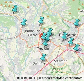 Mappa Via Mohandas Karamchand Gandhi, 24035 Curno BG, Italia (3.49077)