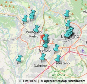 Mappa Via Mahatma Karamchand Gandhi, 24035 Curno BG, Italia (3.812)