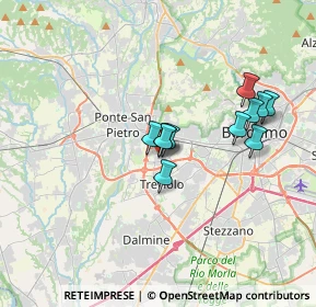 Mappa Via Mohandas Karamchand Gandhi, 24035 Curno BG, Italia (2.8)