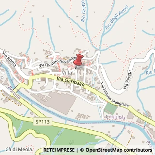Mappa Via lamarmora alfonso 9, 13900 Coggiola, Biella (Piemonte)