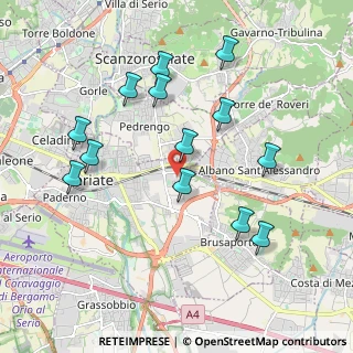 Mappa Via Gandhi, 24068 Seriate BG, Italia (1.97308)