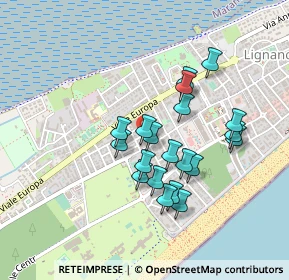 Mappa Via Spilimbergo, 33054 Lignano Sabbiadoro UD, Italia (0.373)