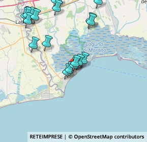 Mappa Via Spilimbergo, 33054 Lignano Sabbiadoro UD, Italia (8.997)