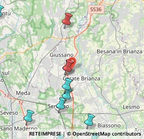 Mappa 20843 Verano Brianza MB, Italia (5.40727)