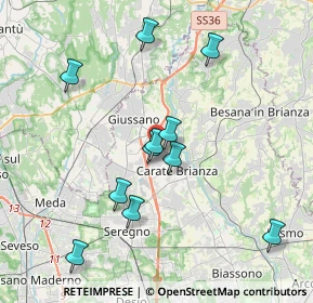 Mappa 20843 Verano Brianza MB, Italia (3.71)
