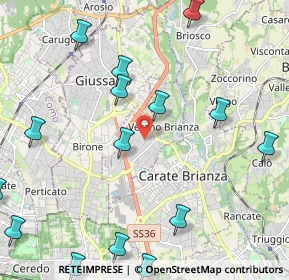Mappa 20843 Verano Brianza MB, Italia (2.79467)