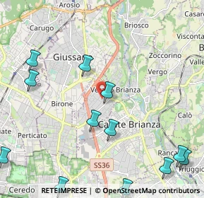 Mappa 20843 Verano Brianza MB, Italia (2.8725)
