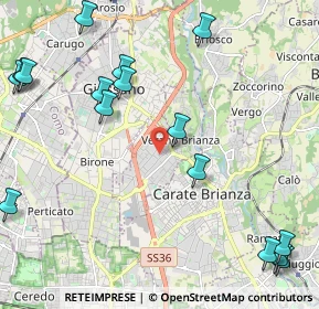 Mappa 20843 Verano Brianza MB, Italia (2.91941)