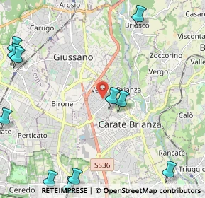 Mappa 20843 Verano Brianza MB, Italia (3.17)