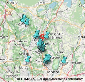 Mappa 20843 Verano Brianza MB, Italia (6.18)