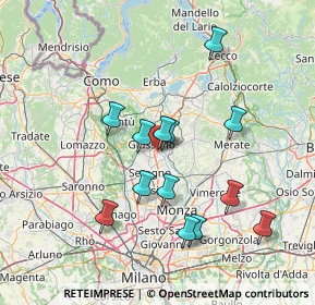 Mappa 20843 Verano Brianza MB, Italia (13.60154)