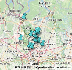 Mappa 20843 Verano Brianza MB, Italia (8.51533)