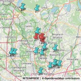 Mappa Via Ugo Foscolo, 20833 Giussano MB, Italia (9.3595)