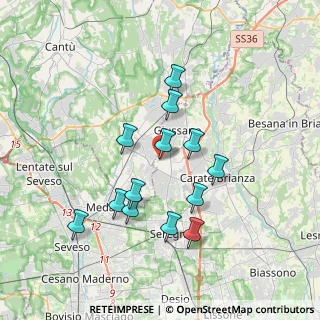 Mappa Via della Tecnica, 20833 Giussano MB, Italia (3.27462)