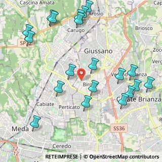 Mappa Via della Tecnica, 20833 Giussano MB, Italia (2.5535)