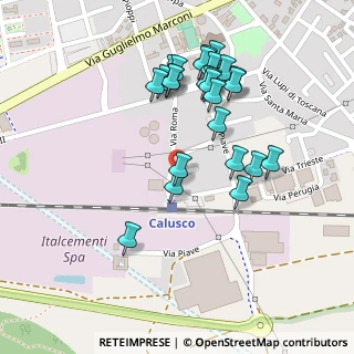 Mappa Via Roma, 24033 Calusco D'adda BG, Italia (0.234)