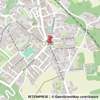 Mappa Via A. e L. Zanotti, 2, 28040 Borgo Ticino, Novara (Piemonte)