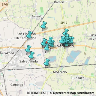Mappa Via Vicenza, 31050 Vedelago TV, Italia (1.3165)