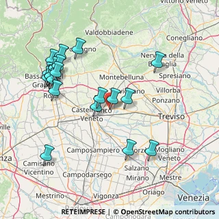 Mappa Via Vicenza, 31050 Vedelago TV, Italia (16.9975)