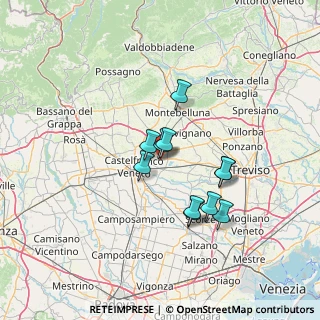 Mappa Via Vicenza, 31050 Vedelago TV, Italia (10.67)