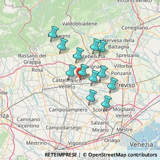Mappa Via Vicenza, 31050 Vedelago TV, Italia (10.68917)