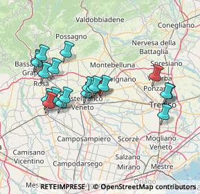 Mappa Via Vicenza 32 sub, 31050 Vedelago TV, Italia (14.222)