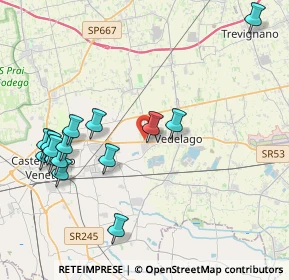 Mappa Via Vicenza 32 sub, 31050 Vedelago TV, Italia (4.53867)