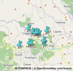 Mappa Via Lamarmora, 13863 Coggiola BI, Italia (0.99727)